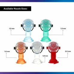 3M Accuspray Paint Spray Gun Nozzle Refills For PPS 2.0, 26620, 2 Mm, Red, 4 Pk -CANGUN1 SHOP 3m 26620 a 3 large