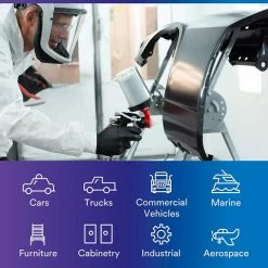 3M Accuspray Paint Spray Gun Nozzle Refills For PPS 2.0, 26620, 2 Mm, Red, 4 Pk -CANGUN1 SHOP 3m 26620 a 5 large