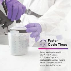 3M Performance Gravity HVLP Atomizing Head Refill Kit, 26712, Size 1.2, Blue 10 3M Performance Gravity HVLP Atomizing Head Refill Kit, 26712, Size 1.2, Blue -CANGUN1 SHOP 3m 26712 a 4 large