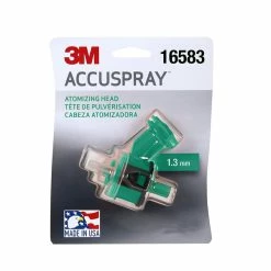 3M 16583 Accuspray Single Atomizing Head, Green, 1.3 Mm