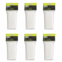 White Plastic Paint Drop Cloth 6-Pack Painting Set 9’ X 12’ Feet ABN 5832_6PACK