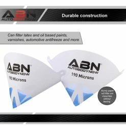 Paint Strainer Mesh Funnel 190 Micron Disposable Blue Funnel ABN NylonPaintStrainer_PNT -CANGUN1 SHOP abn 802189 5 large