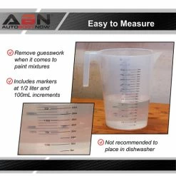 5L Paint Mixing Pitcher 3pk 5 Liter Plastic Bucket 5000mL Container ABN 809003 -CANGUN1 SHOP abn 809003 5 large