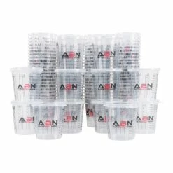 Automotive Paint Mixing Cups - 100pc 10oz Plastic Measuring Cups ABN 813833