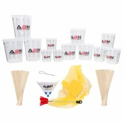 Home And Automotive Paint Mixing Cups Kit - 40pc Full Epoxy Mixer Set ABN 813871