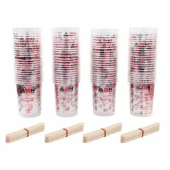 Automotive Paint Mixing Cups - 100pc 20oz Epoxy Mixing Cups And Sticks ABN 815486 -CANGUN1 SHOP abn 815486 5 large