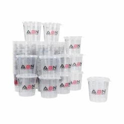 100pk Epoxy Mixing Cups With 12 Lids - Auto Paint And Resin Supplies ABN 815493 -CANGUN1 SHOP abn 815493 5 large