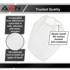 Paint Strainer Bag 5 Gallon Paint Filter 40pk, 5 Gal Bucket Nylon Mesh ABN 823023 -CANGUN1 SHOP abn 823023 2 large