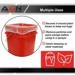 Paint Strainer Bag 5 Gallon Paint Filter 40pk, 5 Gal Bucket Nylon Mesh ABN 823023 -CANGUN1 SHOP abn 823023 3 large
