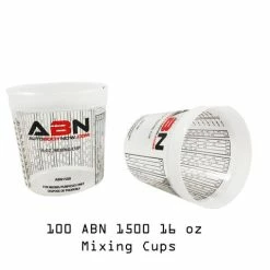 16oz / 473mL Paint Mixing Cup With Calibrated Mixing Ratios ABN 1500_PARENT -CANGUN1 SHOP abn 201500 20 qty 20100 2016 20oz 20mixing 20cups 20plastic 20pint 20paint 20cup 20disposable 20a 6469b4f4 3649 4a27 9dbc bc843b6875ac large