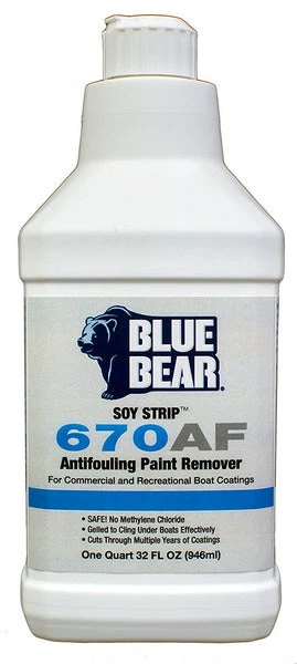 Blue Bear BBIMSQT 670AF Anti-Fouling Paint Remover - 1 Quart 3 Blue Bear BBIMSQT 670AF Anti-Fouling Paint Remover - 1 Quart