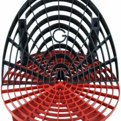 The Grit Guard Insert With Washboard Combo Pack (Black/ Red)