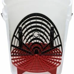 The Grit Guard Insert With Washboard Combo Pack (Black/ Red) -CANGUN1 SHOP gg red ggwb blk kit 3 large