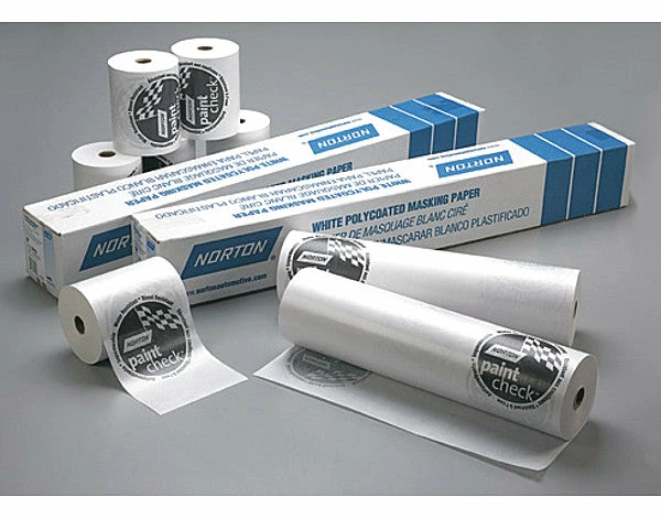 Norton 404 White Polycoated Paper, 18" X 750' 3 Norton 404 White Polycoated Paper, 18" X 750'