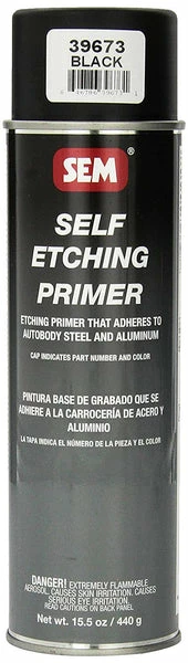 SEM 39673 Self Etching Primer- Black, Aerosol CASE OF 12 3 SEM 39673 Self Etching Primer- Black, Aerosol CASE OF 12