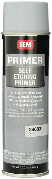 SEM 39683 Grey Self Etching Primer - 15.5 Oz. (6 Pack) 3 SEM 39683 Grey Self Etching Primer - 15.5 Oz. (6 Pack)