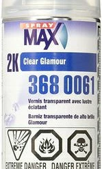 SprayMax 3680061 2K Glamour High Gloss Aerosol Clear