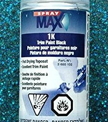 SprayMax 3680103 1K Trim Paint Matte Black