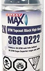 SprayMax 3680222, DTM Topcoat Black High Gloss