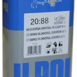 U-POL 2881 Clear System 2088 2K 4:1 Ratio Acrylic Universal Coat - 1 Liter