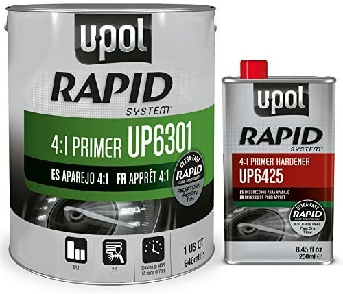 U-Pol 6301 Primer Unique Rapid Cure Technology Primer 1 Liter Kit /W Hardener 3 U-Pol 6301 Primer Unique Rapid Cure Technology Primer 1 Liter Kit /W Hardener